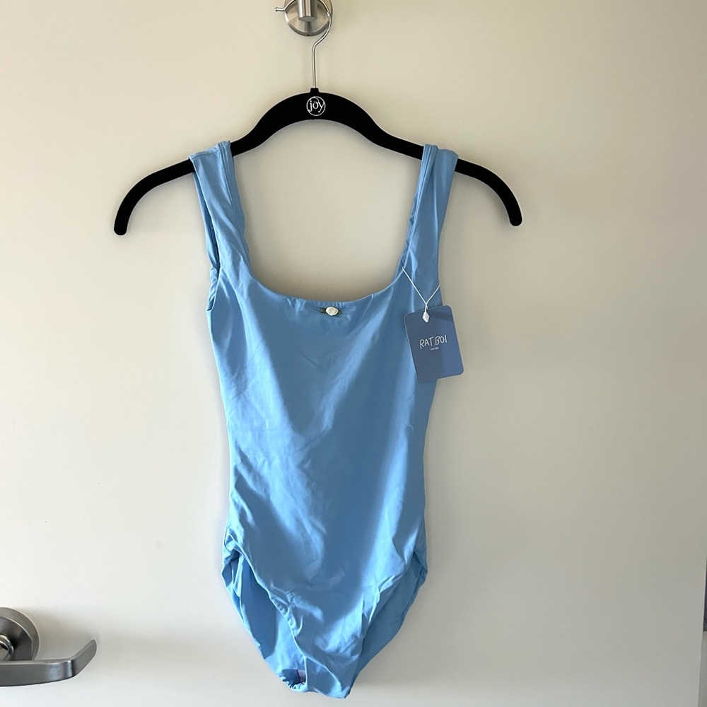 Rat Boi perfect scoop one piece swimsuit in dolphin